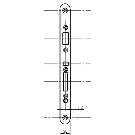 Assa Abloy AB-807141 Zárpajzs