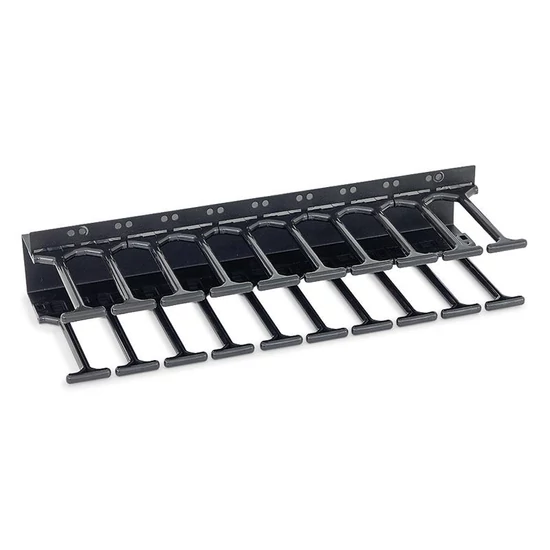 TRITON RAB-VP-H10-X1 Függőleges kábel rendező 10U széles szekrénybe RAL9005
