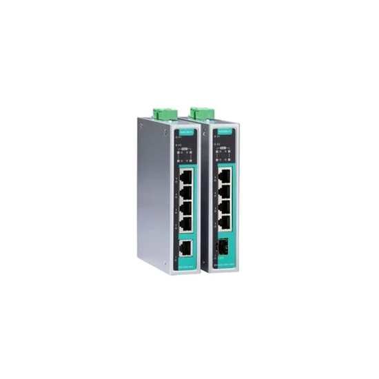 MOXA EDS-G205A-4PoE-1GSFP-T Unmanaged gigabit PoE switch with 4 PoE 10/100/1000BaseT port, -40