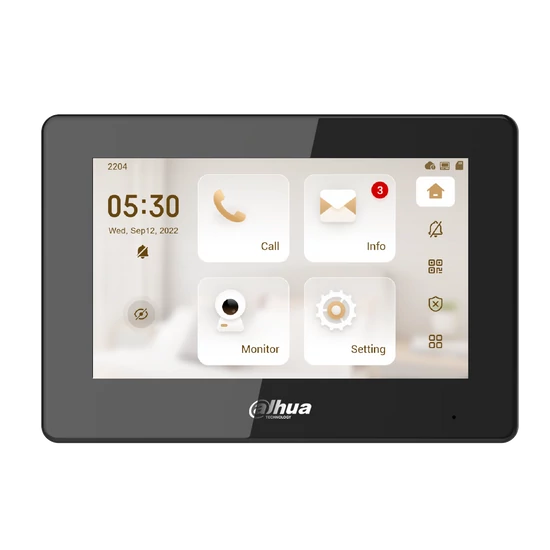 Dahua VTH5421HB Beltéri Video IP kaputelefon