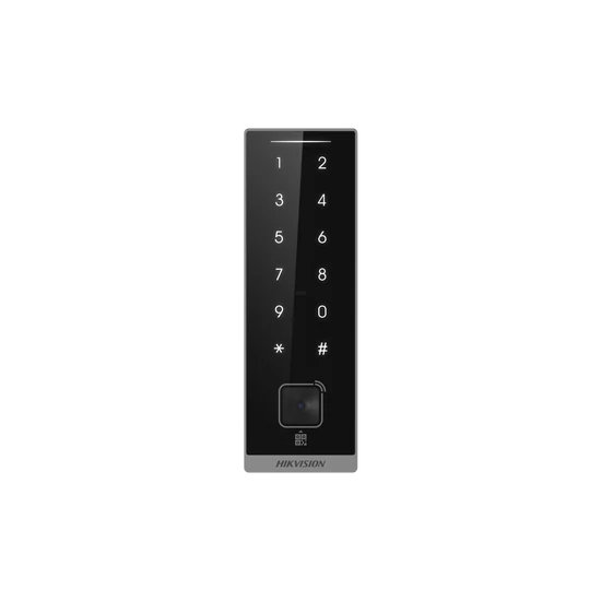 HIKVISION DS-K1105EMKB-QR Kártyaolvasó EM, Mifare ; RS485 vagy Wiegand kimenet; QR kód olvasó; PIN,