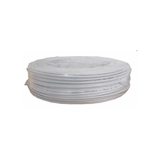 Biztonságtechnikai kábel, fehér, 2 eres, 2x0,22 mm2, 100 m