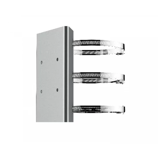 HIKVISION DS-1673ZJ-P Oszlopkonzol; csőkamerákhoz és fali tartókhoz; 67-127 mm átmérőhöz, vízszintes