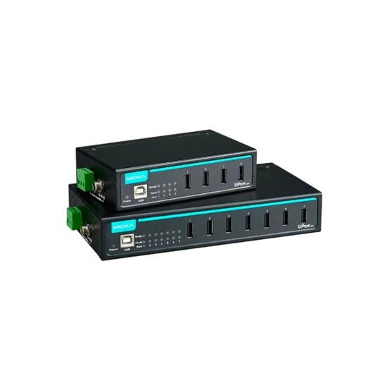 MOXA UPort 404-T w/o Adapter 4 Port industrial-grade USB Hub, w/o adapter, Wide Temperature