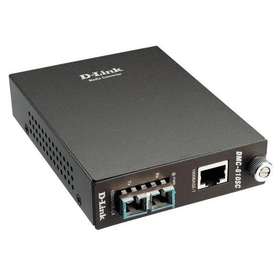 D-LINK DMC-810SC 1000BaseT to 1000BaseLX Singlemode Media Converter