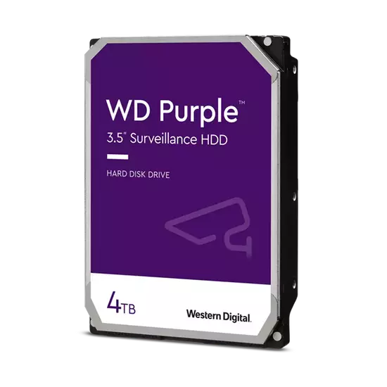 WESTERN DIGITAL WD43PURZ WD Purple; 4 TB biztonságtechnikai merevlemez; 256 MB cache; 24/7 alkalmazásra;nem RAID kompatibilis