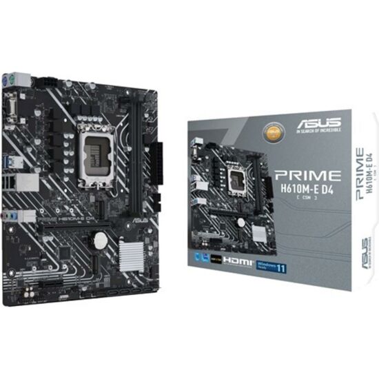 ASUS PRIME H610M-E D4-CSM Alaplap - Intel s1700