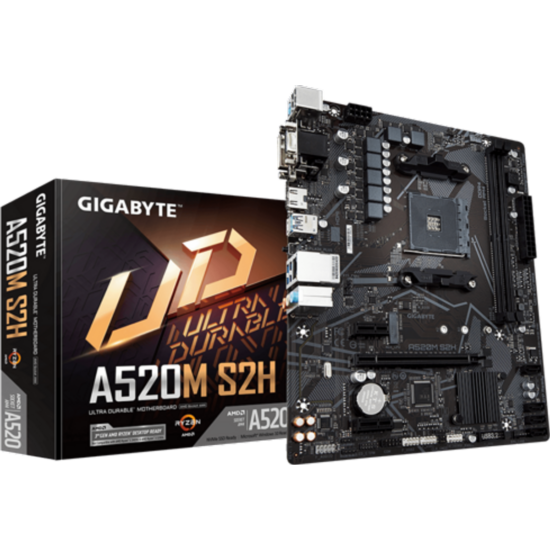 GIGABYTE A520M S2H Alaplap - AMD AM4
