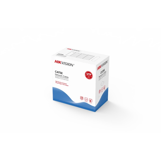 HIKVISION DS-1LN5E-S White 305m Kábel, Hálózati kábel, UTP CAT 5E, 305 méter