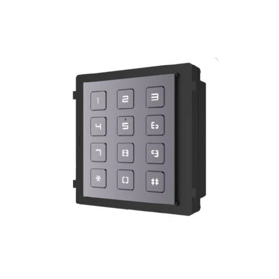 HIKVISION DS-KD-KP Társasházi IP video-kaputelefon kültéri billentyűzet/tasztatúra modulegység
