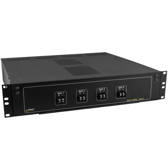 PULSAR RAKU3 2U akkumulátor tároló doboz 19" rack szekrényekbe; mély; 4x 7Ah/17Ah akkumulátor hely