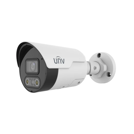 UNIVIEW IPC2124LE-ADF28KMC-DL IP Mini csőkamera, 4MP, Objektív: Fix, IR és Fehér LED távolság: 30m.