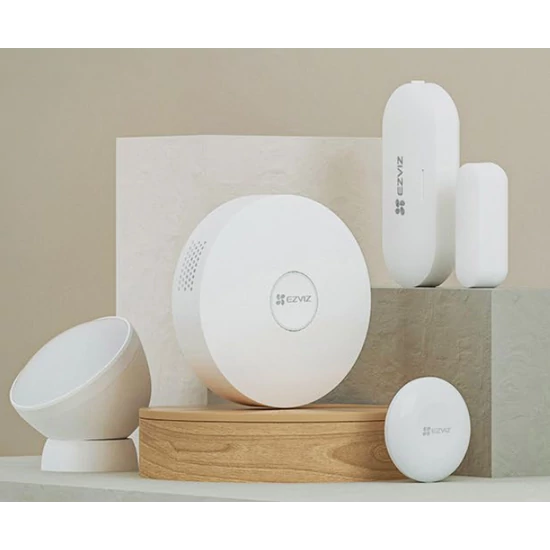 EZVIZ CS-B1-A0-A34 A3 Gateway szett + Távirányító + PIR mozgás érzékelő + Nyitás érzékelő