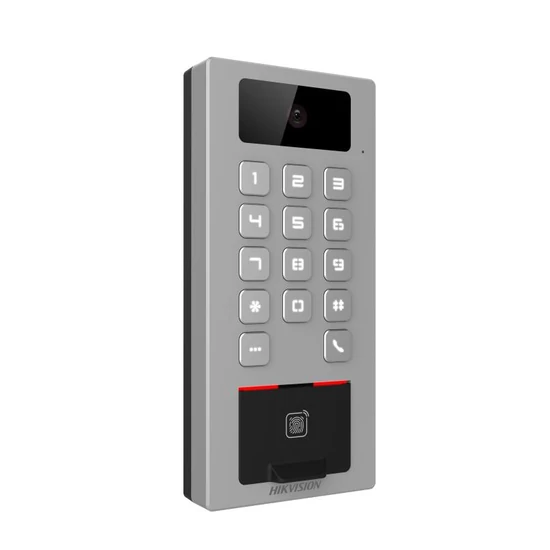 HIKVISION DS-K1T502DBFWX-E1 Beléptető vezérlő terminál; Mifare, DESfire és ujjnyomat hitelesítés; IP
