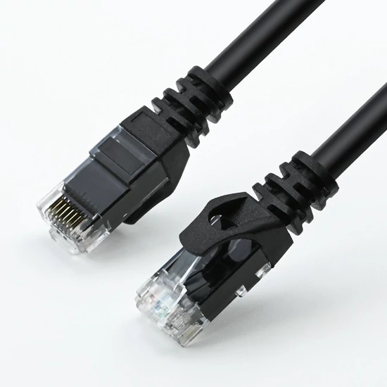 NESTRON NCN-P1C6U-5CBK UTP patch kábel; Cat6; réz; fekete; 5 m