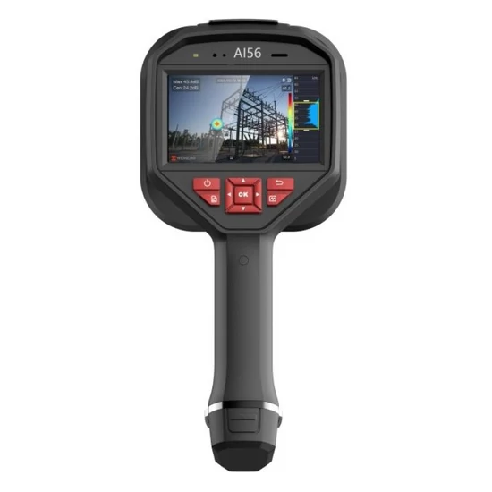 HIKMICRO HM-AP56-W/W-AI56 Hordozható akusztikus kamera; 800x480; 64 mikrofon; 0,3-100 m; 4,3" érintő