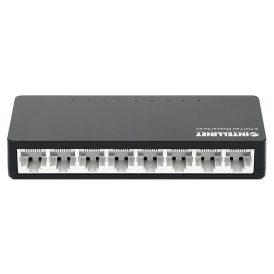 MANHATTAN 561730 Switch - 8 port, 100Mbps, műanyag, IEEE 802.3az, Fekete