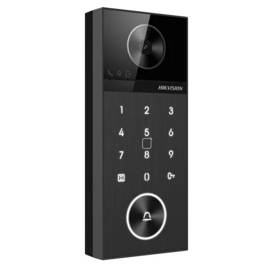 HIKVISION DS-KV6124-WBE1 Egylakásos IP video-kaputelefon kültéri egység; kártyaolvasóval; WiFi; Blue