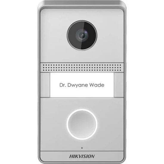 HIKVISION DS-KV1101-ME2/Flush Analóg video-kaputelefon kültéri egység; kétvezetékes; 2 MP; süllyeszt