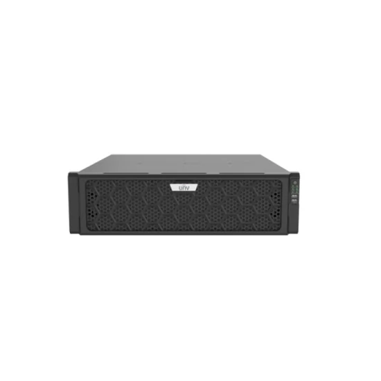 UNIVIEW NVR516-128E-R 128 csatornás, 16 HDD-s, IP Rögzítő, 3U kialakítás, Riasztási ki/bemenettel