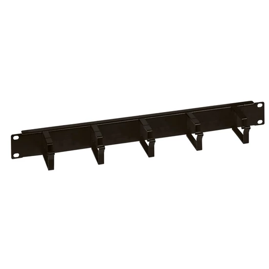 LEGRAND EHPM1UP vízszintes rendezők - 1U, 19", gyűrűs, műanyag, csavaros rögzítés, vízszintes irányú