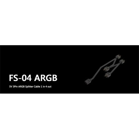 ID-COOLING FS-04 ARGB RGB elosztó