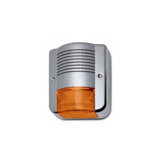 AVS CITY LED PLUS Inox - Kültéri, Vezetékes hang-fényjelző, törtfehér