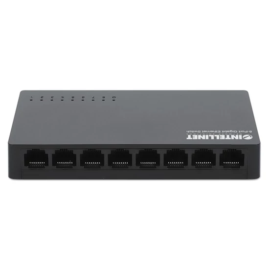 MANHATTAN 561754 Switch - 8 port, 1Gbps, műanyag, IEEE 802.3az, Fekete