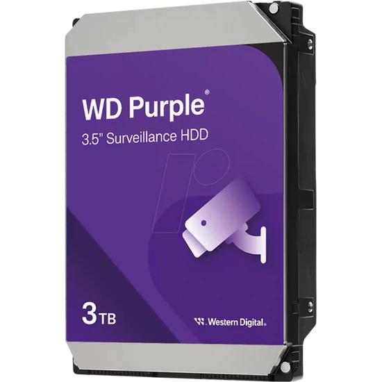 WESTERN DIGITAL WD34PURZ Belső HDD 3.5" 3TB