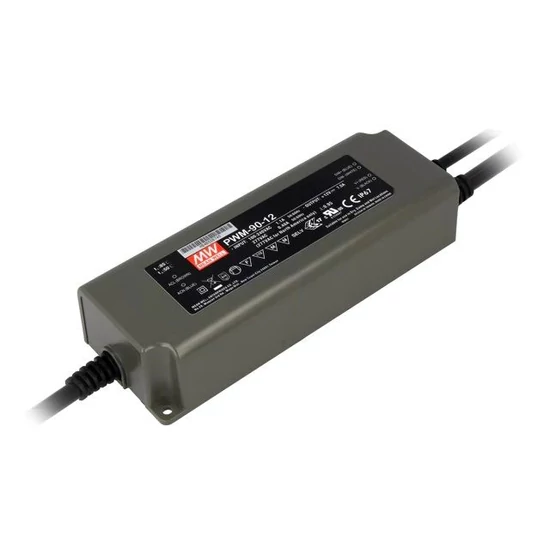 Mean Well PWM-90-12 LED tápegység, 12 V DC, 90 W