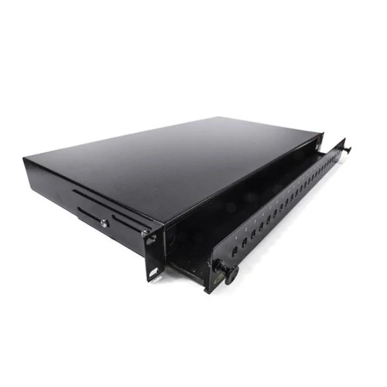 TRITON RAB-FO-X05-SL Kihúzható patch panel, 1U, 24xST, FC toldó számára