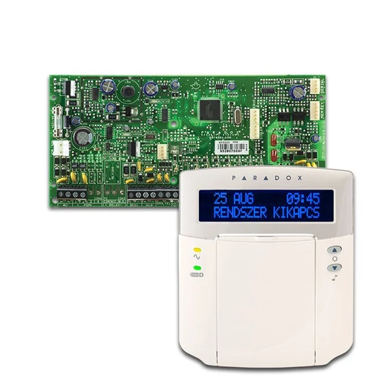 Paradox SP6000+ és K32LCD+ szett - 32 zónás, vezetékes központ szett