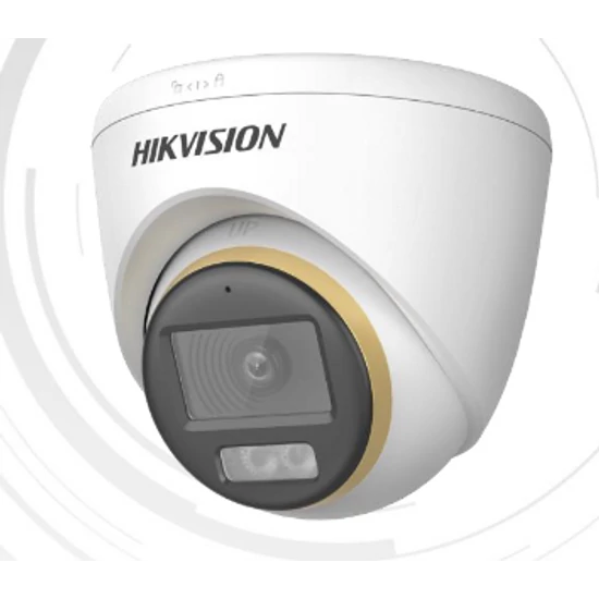 HIKVISION DS-2CE72DF3T-LFS (2.8mm) 2 MP ColorVu THD WDR fix turret kamera; IR/láthatófény; beépített