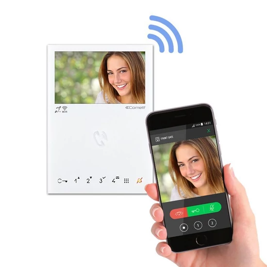 Comelit 6742W Beltéri Video IP kaputelefon