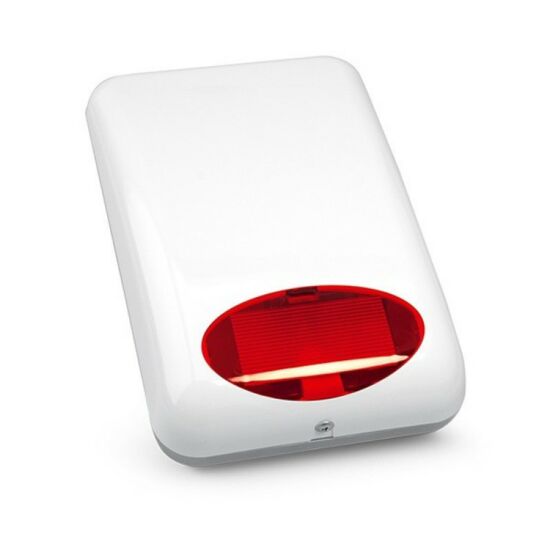 SATEL SPL-5010 R Kültéri hang- és fényjelző; ultrafényes LED-ek; piezo hang; műanyag burkolat