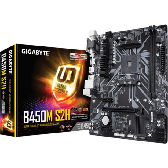 GIGABYTE B450M S2H Alaplap - AMD AM4