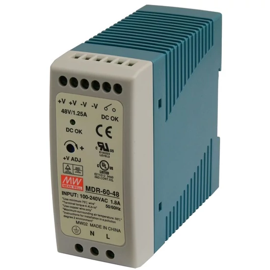 Mean Well MDR-60-48 Tápegység, 48 V DC, 60 W
