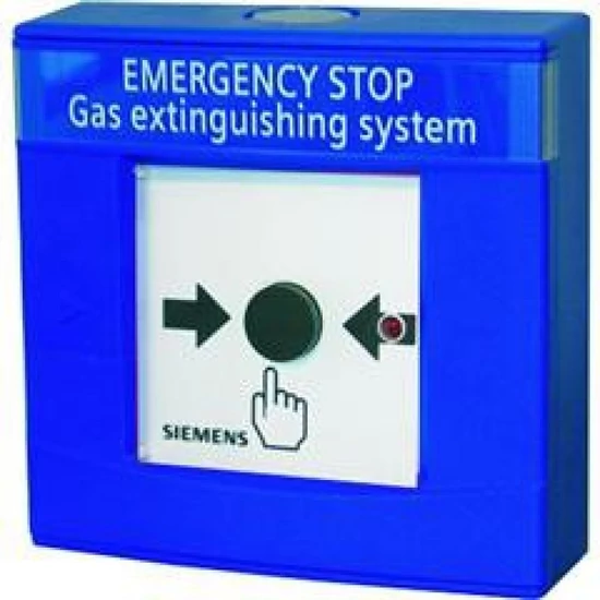 SIEMENS DM1103-S Oltás blokkoló nyomógomb; kék