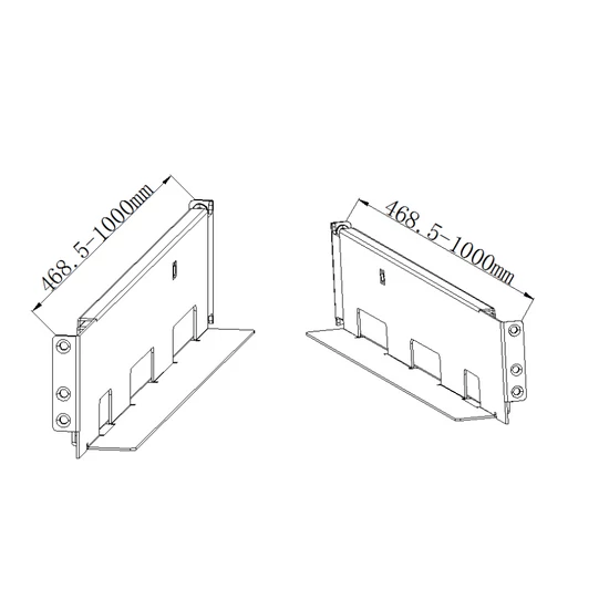 HIKVISION R Series UPS Rack Slide 4-post UPS rack sín R szériához