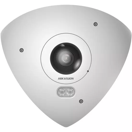 HIKVISION DS-2CD6W65G1-IVS (1.16mm) IP, Fisheye kamera, 6MP, Fix objektív, Acusense, IR, 15m, Mik és audió, Hang, alarm in