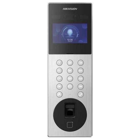 HIKVISION DS-KD9203-MFE6 Társasházi IP video-kaputelefon kültéri egység; arcfelismerés/kártyaolvasó;