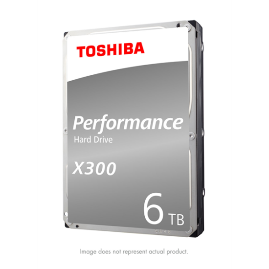 TOSHIBA HDWR460EZSTA Belső HDD 3.5" - X300 High-Performance 6TB