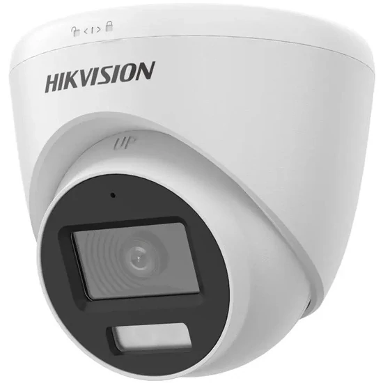 HIKVISION DS-2CE78K0T-LFS (2.8mm) 5 MP fix THD turret kamera; IR/láthatófény; TVI/AHD/CVI/CVBS kimenet; beépített mikrofon