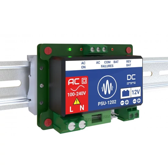 SECURECOM PSU-1202 Szünetmentes AC/DC tápegység hibajelző kimenetekkel