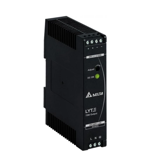HIKVISION DRL-48V75W1AZ 48VDC 75W tápegység ipari PoE switchekhez