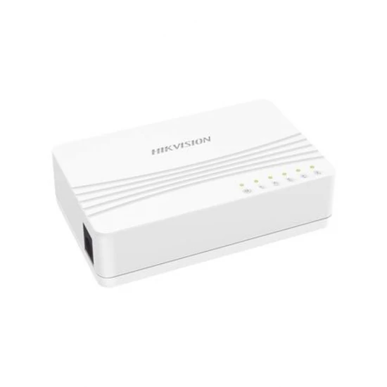 HIKVISION DS-3E0105D-E 100M Switch, 4 port, műanyag házas