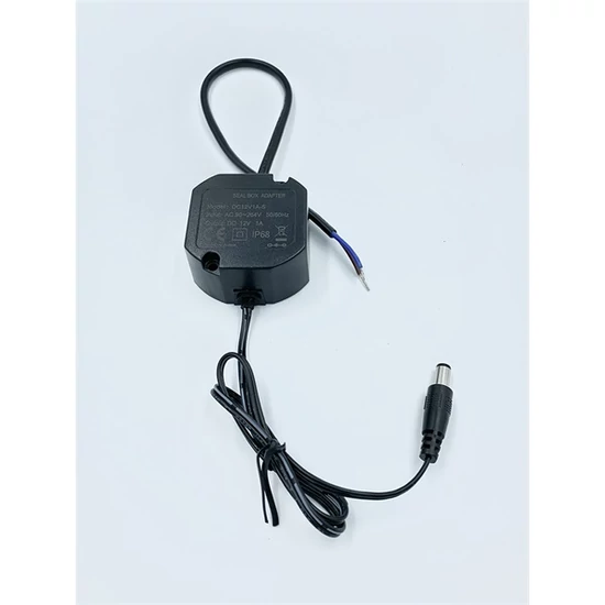 WALISEC DC12V1A-S kamera tápegység, 12VDC/1A