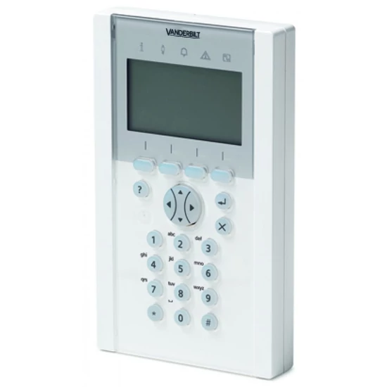 ACRE-VANDERBILT SPCK620.100-N X-busz komfort LCD kezelő felirat nélkül; 128×64 képpont; kék háttérfé