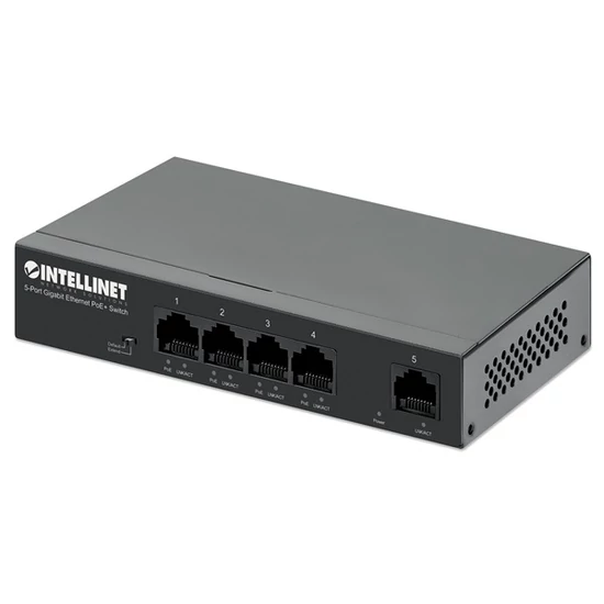 MANHATTAN 561792 Switch PoE - 5 port, 4db 1Gbps PoE+ + 1db 1Gbps, 802.3at/af, 40W