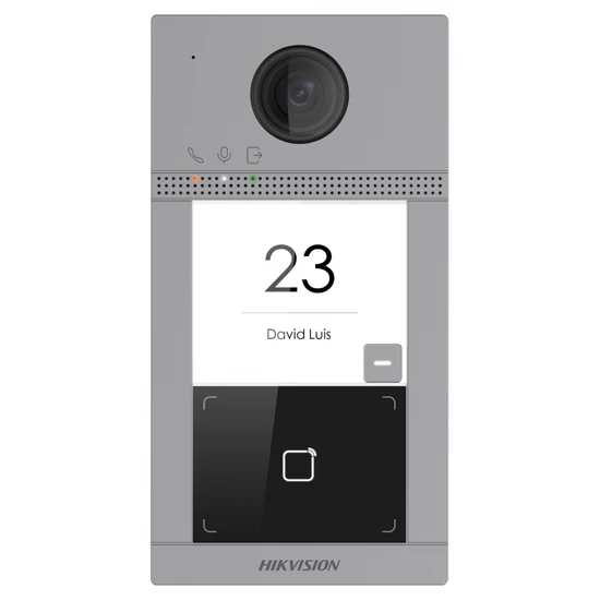 HIKVISION DS-KV8113-WME1 (C) Egylakásos IP video-kaputelefon kültéri egység; kártyaolvasóval; IR-meg